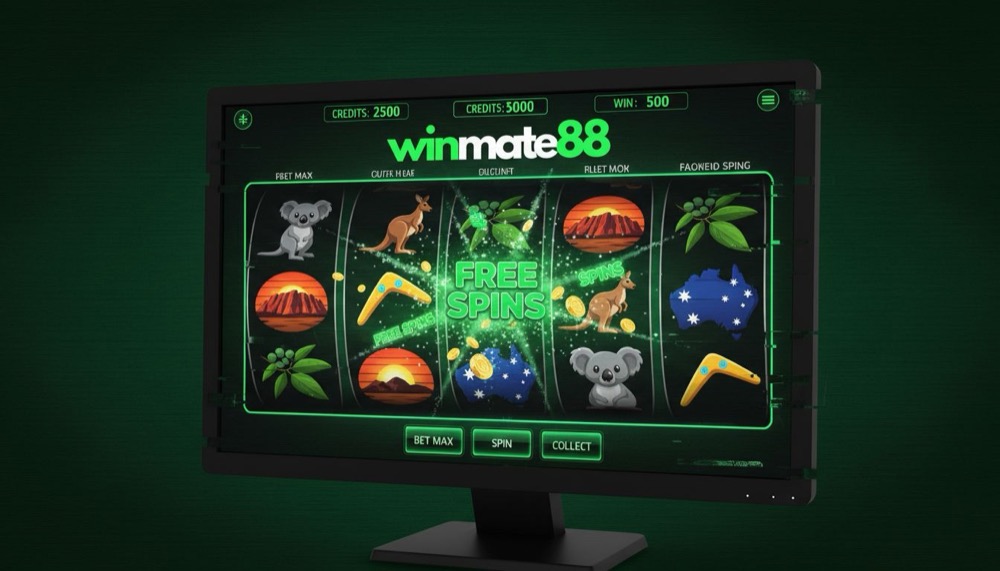 The WinMate88 pokies lobby